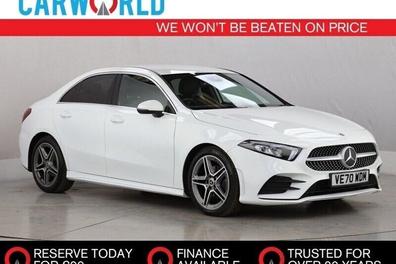 White Used 2021 Mercedes A180 AMG line Sedan | £16,700 (Super price) - Image 1/1