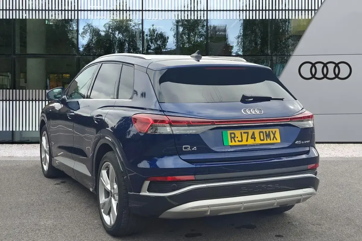 Used Audi Q4 e-tron S-Line 210 kW (286 HP) 2024 Blue SUV