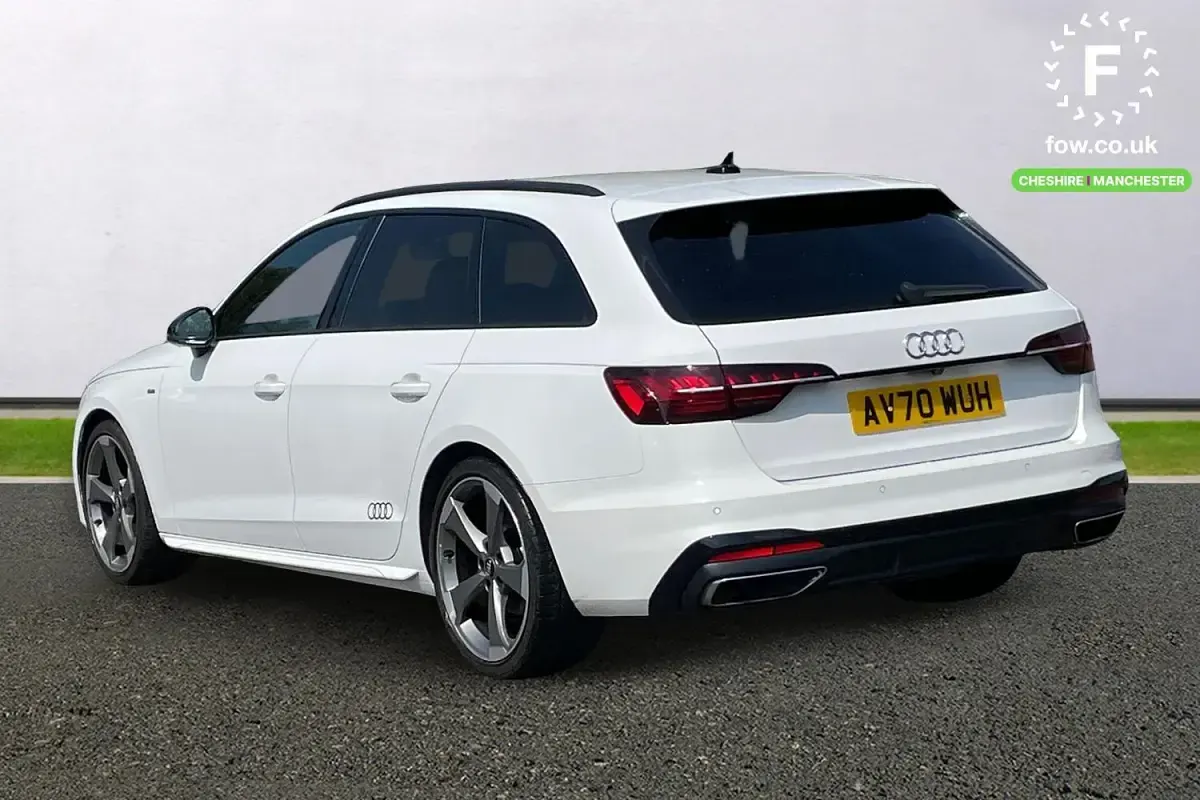 Used Audi A4 Black Edition 150 HP (110 kW) 2020 White Estate