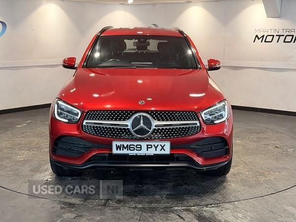Used Mercedes GLC220 AMG line 2020 Red Estate