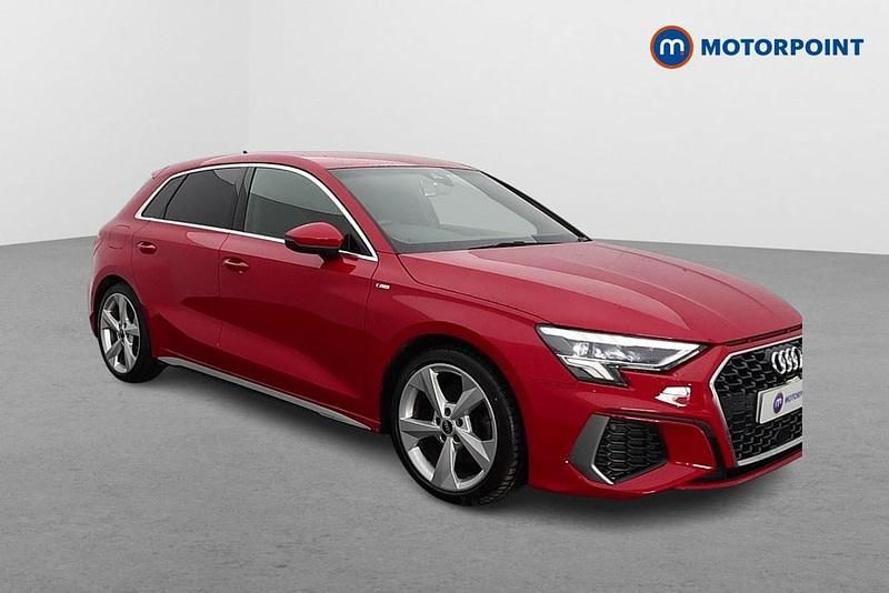 Used Audi A3 S-Line 2021 Red Sedan