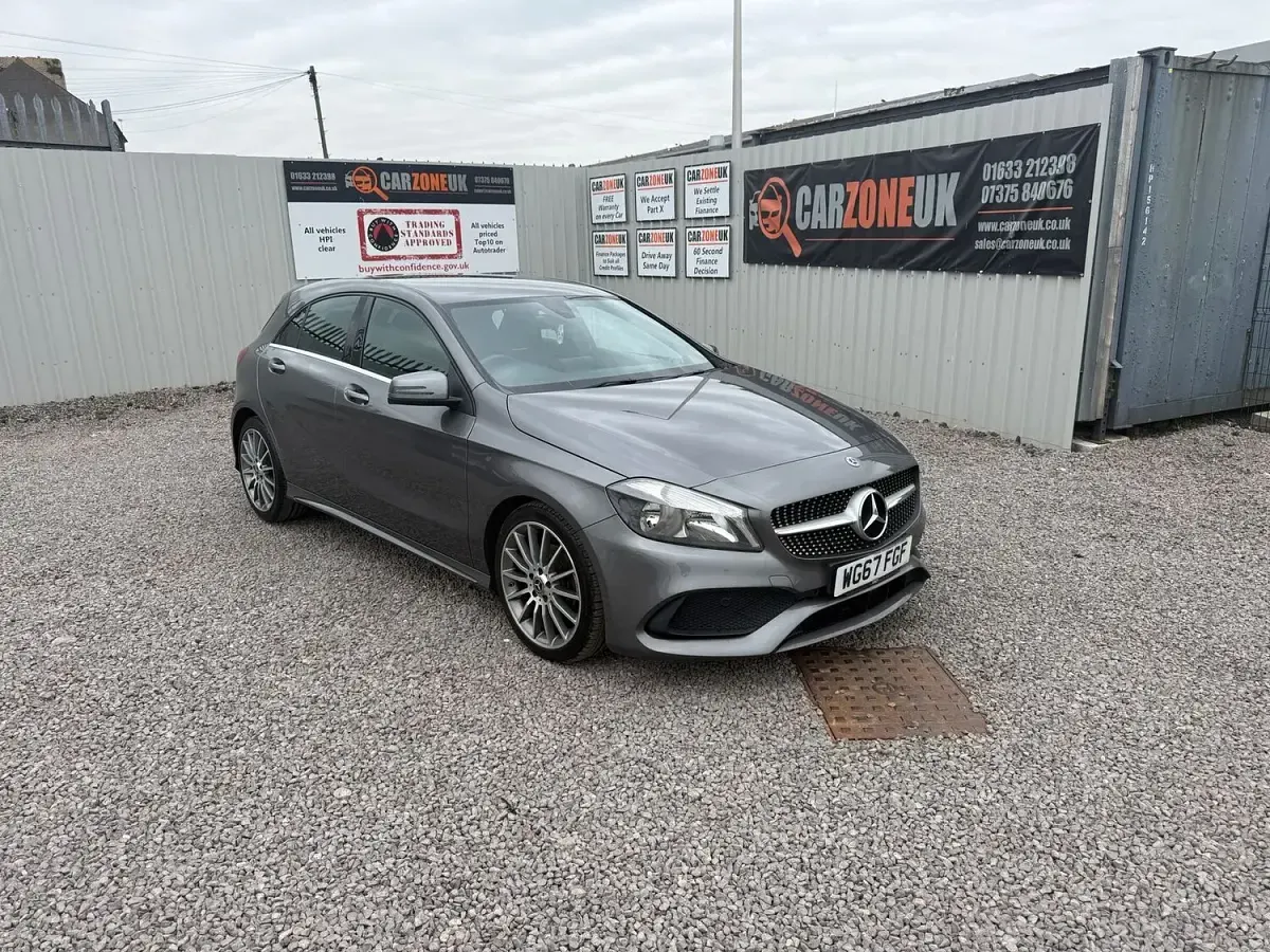 Used Mercedes A180 AMG line 109 HP (80 kW) 2017 Grey Hatchback