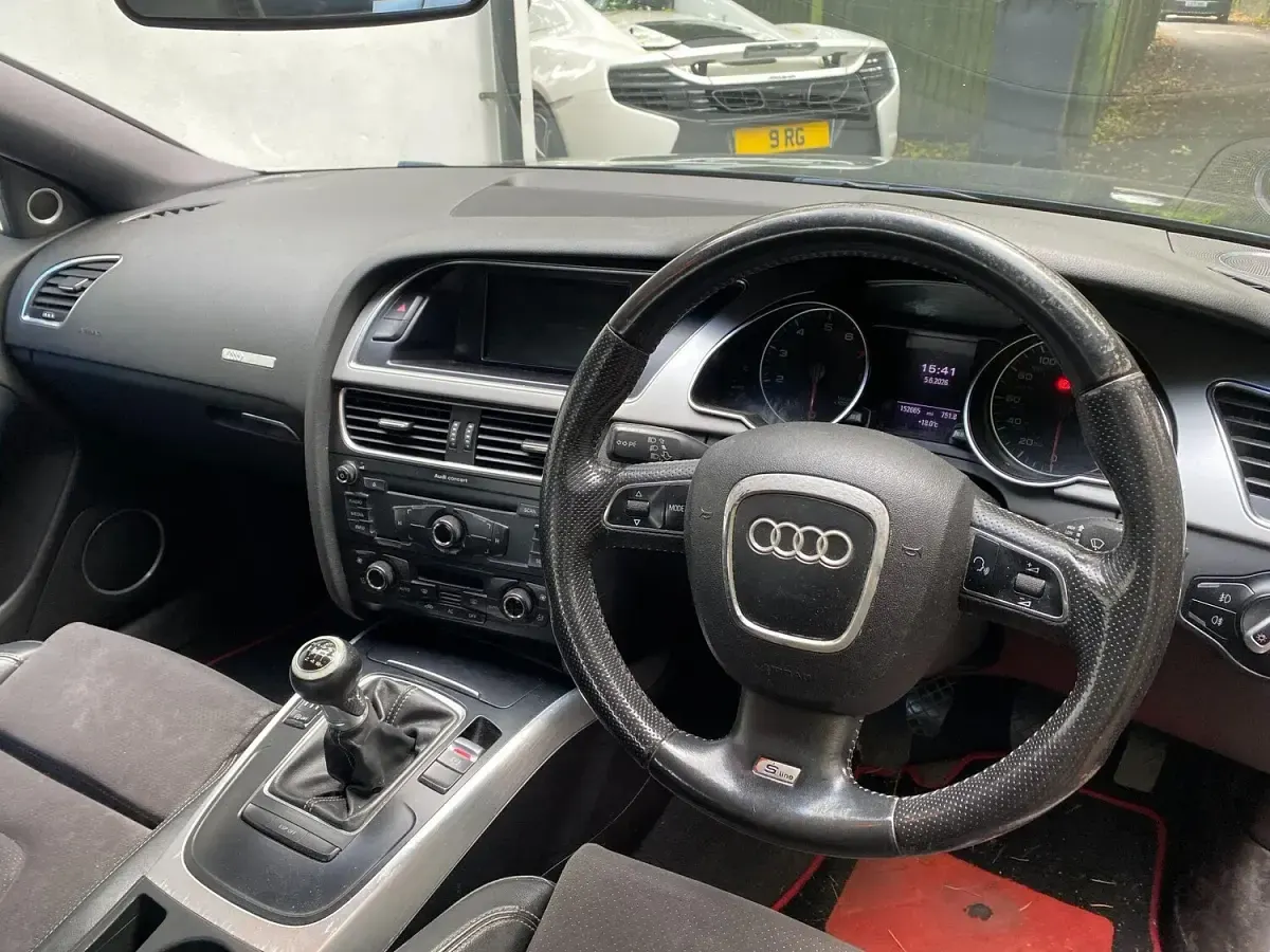 Used Audi A5 S-Line 180 HP (132 kW) 2010 Black Coupe