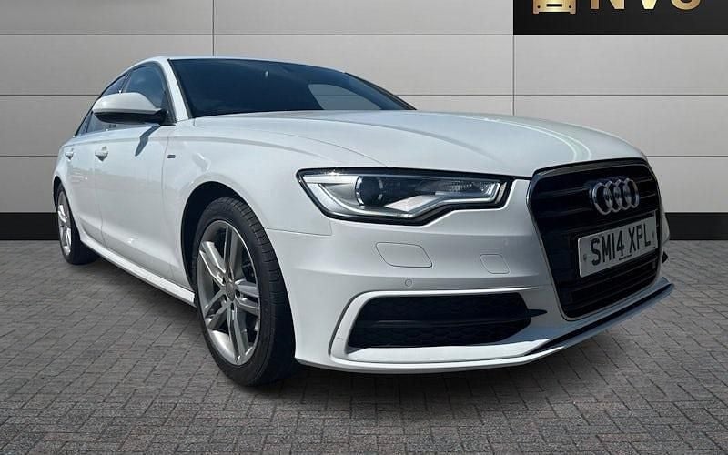 White Used 2014 Audi A6 S-Line Sedan | £7,495 (Good price) - Image 1/4