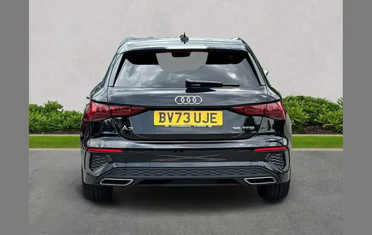 Used Audi A3 S-Line 150 HP (110 kW) 2023 Black Sedan