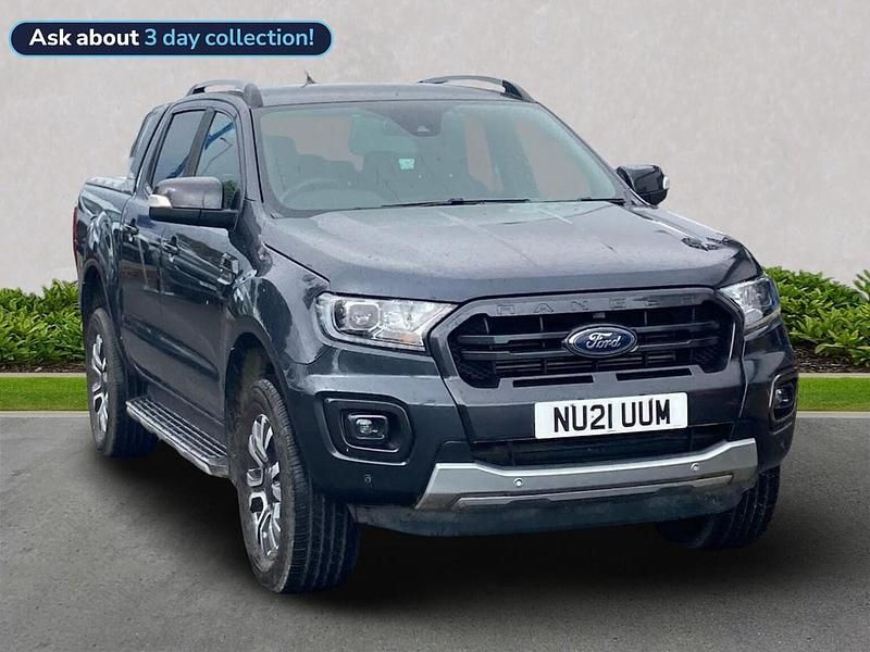 Grey Used 2021 Ford Ranger Wildtrack Pickup | £20,750 (Good price) - Image 1/4