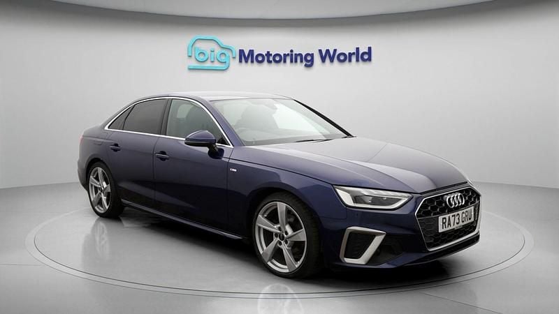 Used Audi A4 S-Line 150 HP (110 kW) 2024 Blue Sedan