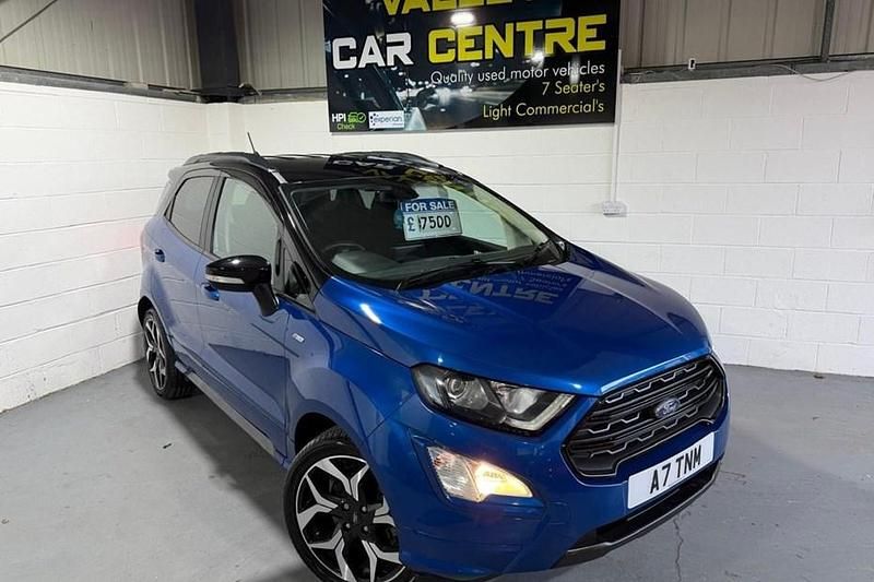 Used Ford Ecosport ST-Line 100 HP (73 kW) 2019 Blue SUV
