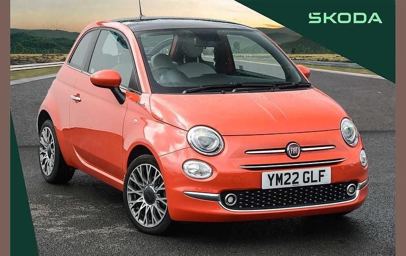 Orange Used 2022 Fiat 500 Dolcevita Hatchback | £11,495 (A bit pricey) - Image 1/4