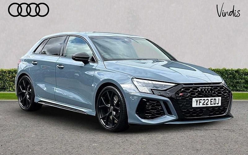 Grey Used 2022 Audi RS3 Sport Hatchback | £49,465 (Fair price) - Image 1/4