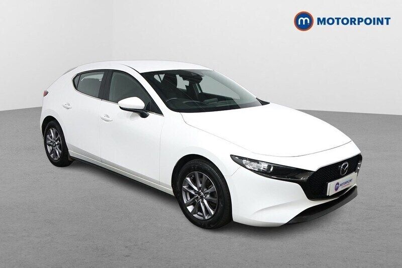 White Used 2022 Mazda 3 Hatchback | £14,199 (Super price) - Image 1/4