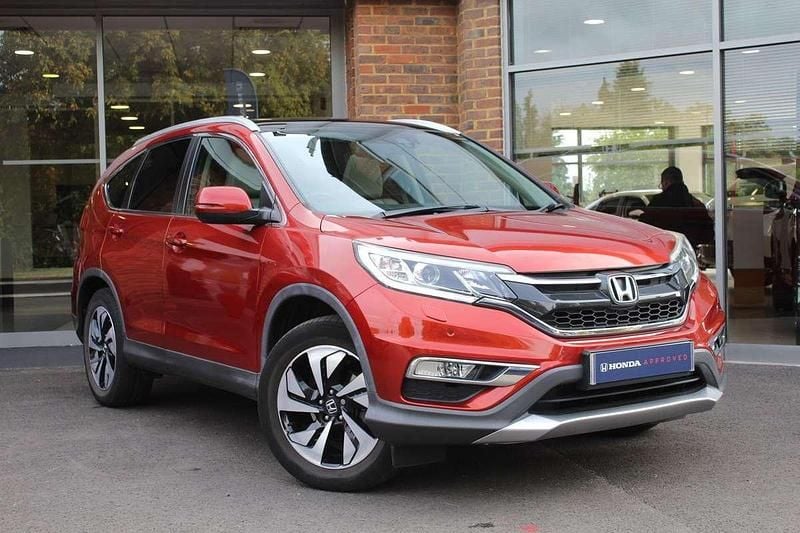 Passion red Used 2018 Honda CR-V EX SUV | £17,350 (Fair price) - Image 1/4