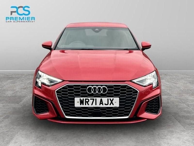 Used Audi A3 S-Line 2021 Red Hatchback