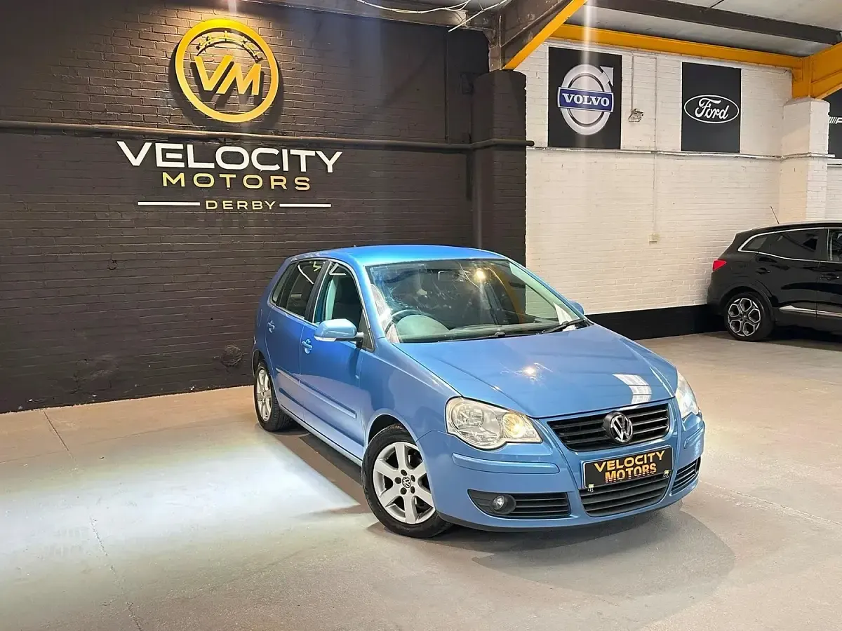 Used VW Polo Match 80 HP (58 kW) 2008 Blue Hatchback