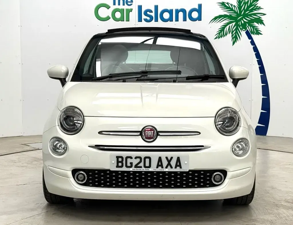 Used Fiat 500 Lounge 2020 White Cabriolet