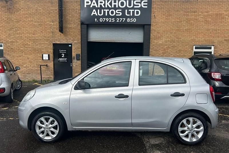 Silver Used 2012 Nissan Micra Visia Hatchback | £2,990 (Good price) - Image 1/1