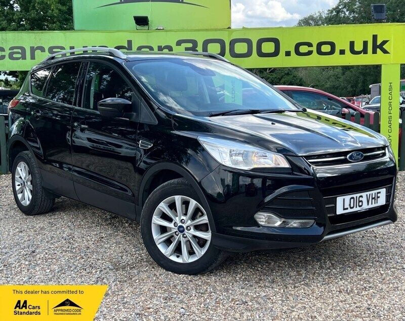 Black Used 2016 Ford Kuga Titanium SUV | £7,550 (Good price) - Image 1/4