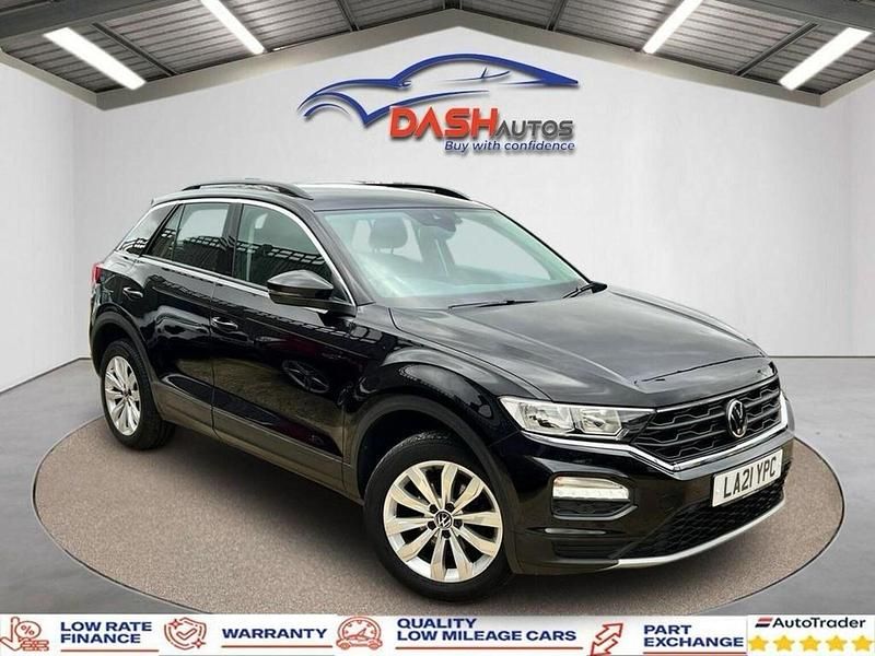Black Used 2021 VW T-Roc SE SUV | £16,750 (Good price) - Image 1/4