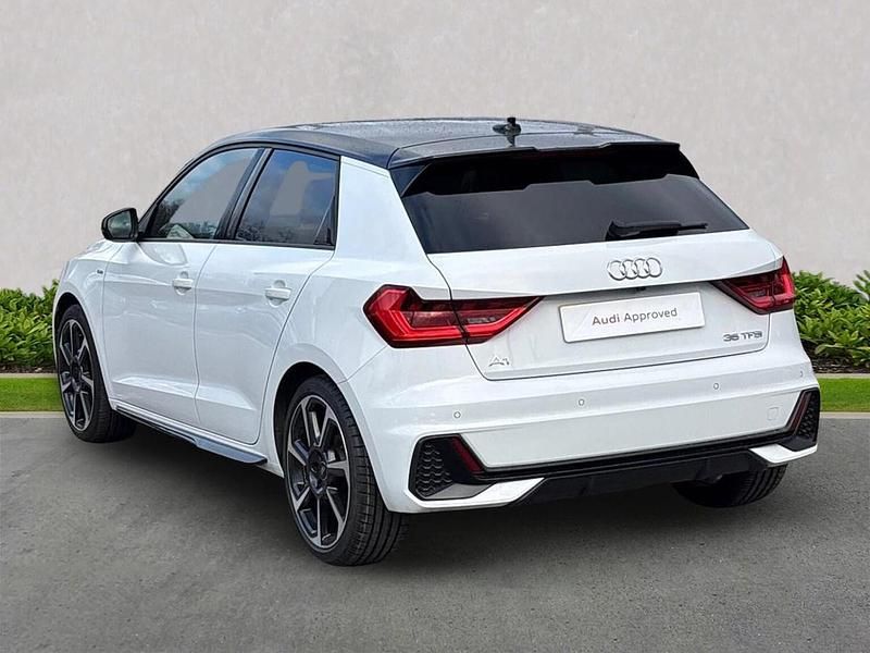 Used Audi A1 Sportback Black Edition 95 HP (69 kW) 2025 White Hatchback