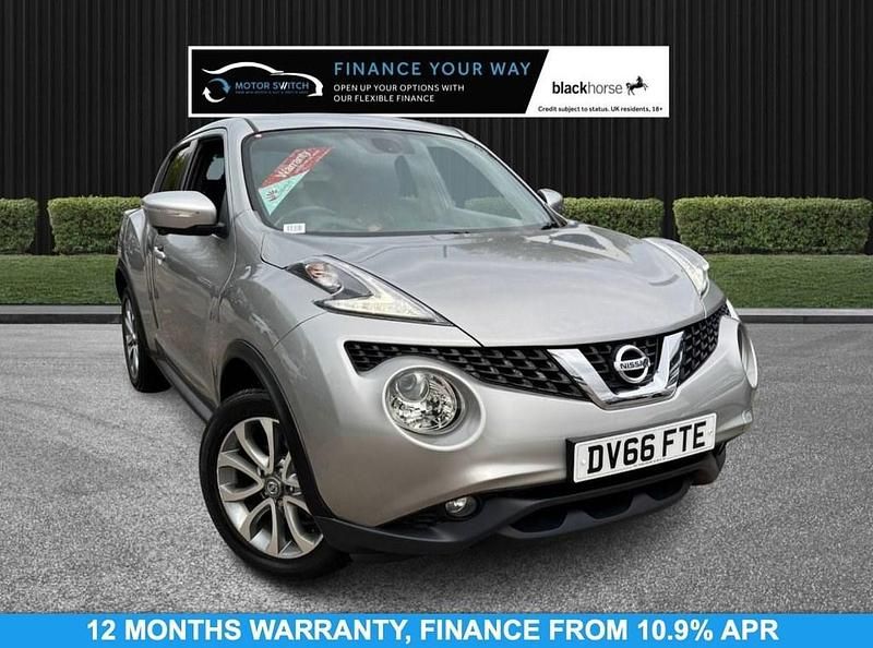 Silver Used 2016 Nissan Juke Tekna SUV | £8,795 (A bit pricey) - Image 1/3