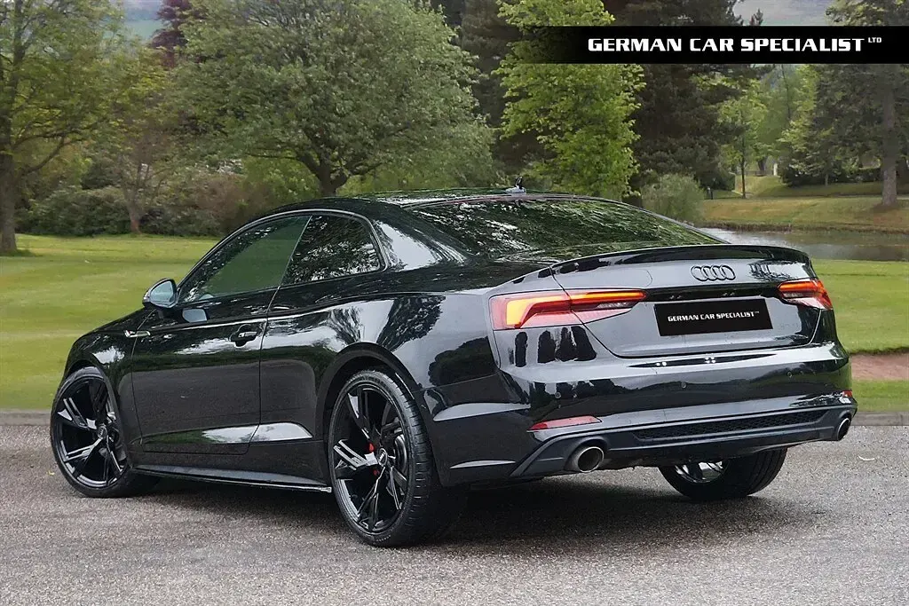 Used Audi A5 Black Edition 190 HP (139 kW) 2019 Mythos black Coupe
