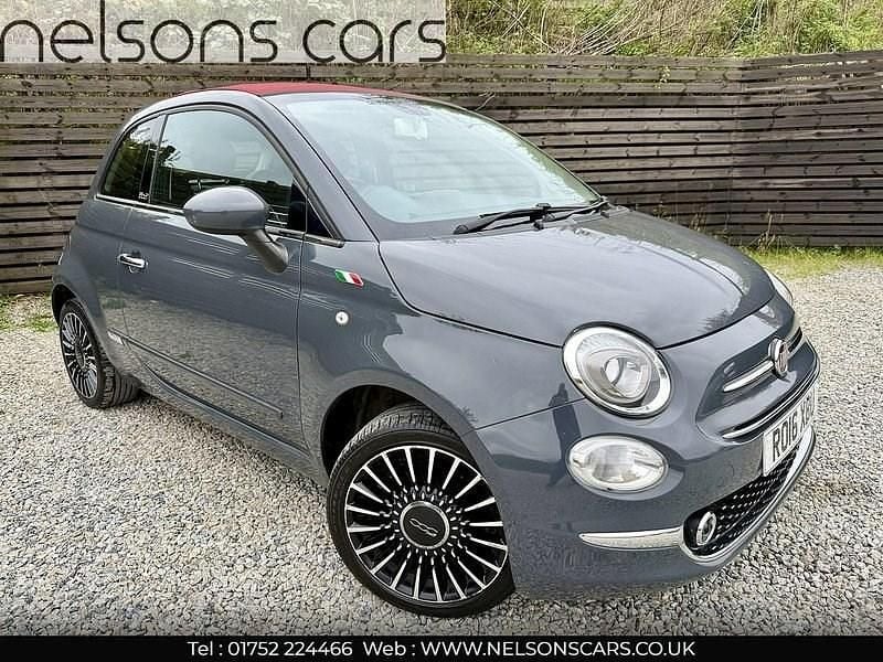 Grey Used 2016 Fiat 500C Lounge Cabriolet | £6,890 (Fair price) - Image 1/4