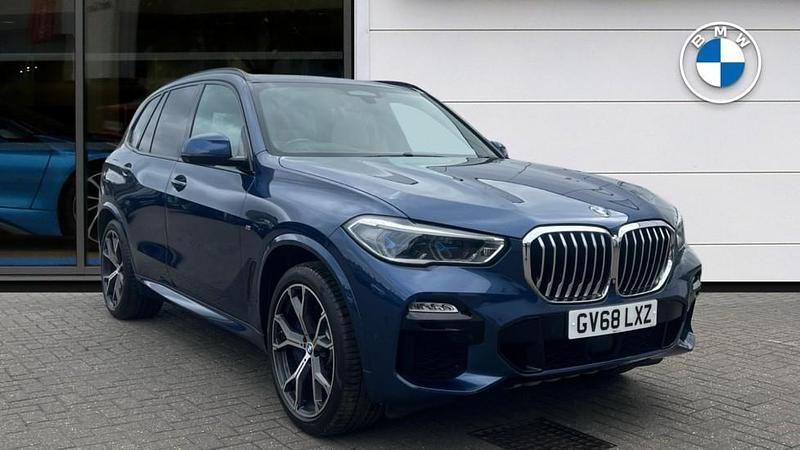 Used BMW X5 M Sport 261 HP (191 kW) 2018 Blue SUV