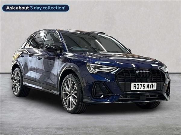 Blue New 2025 Audi Q3 Black Edition SUV | £37,418 (Fair price) - Image 1/4