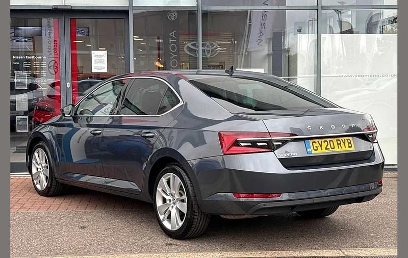 Used Skoda Superb SE L 190 HP (139 kW) 2020 Grey Hatchback