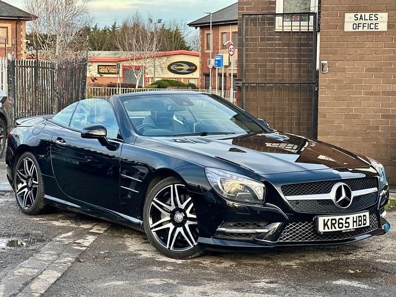 Used Mercedes SL400 AMG 333 HP (244 kW) 2015 Black Cabriolet