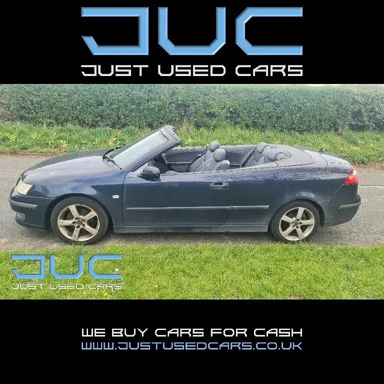 Used Saab 9-3 Vector 150 HP (110 kW) 2004 Blue Cabriolet