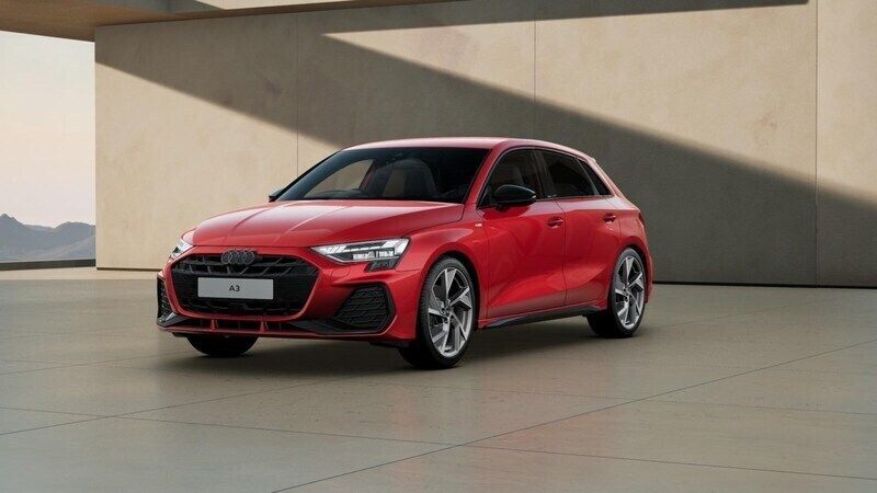 Red New 2025 Audi A3 Sportback Black Edition Hatchback | £30,250 (Super price) - Image 1/4