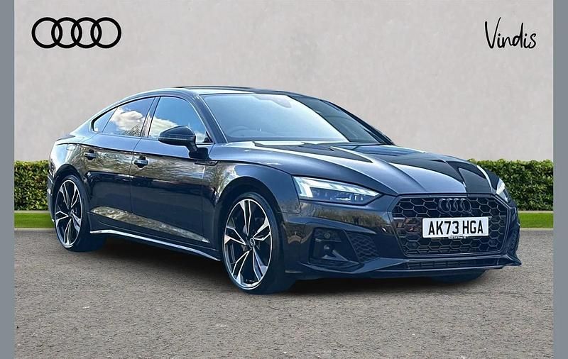 Used Audi A5 Sportback Black Edition 200 HP (147 kW) 2023 Black Hatchback