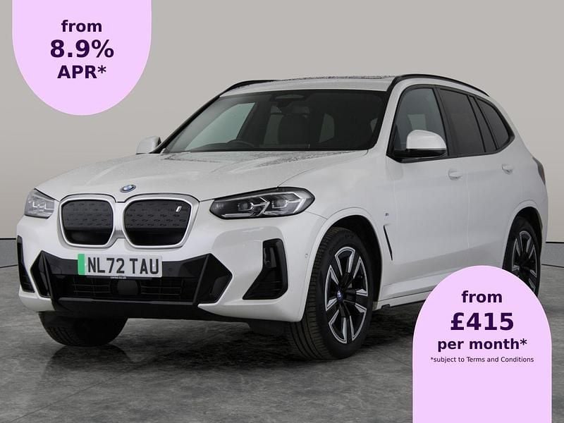 White Used 2022 BMW iX3 M Sport SUV | £27,361 (Fair price) - Image 1/2
