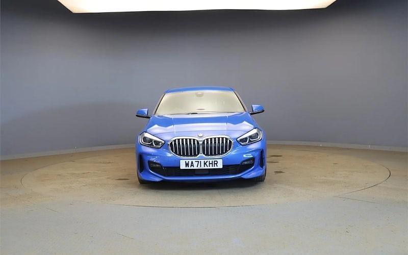 Used BMW 118 M Sport 136 HP (100 kW) 2021 Blue Hatchback