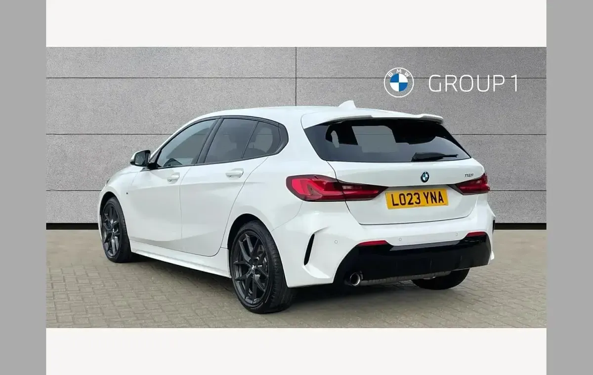 Used BMW 118 M Sport 136 HP (100 kW) 2023 White Hatchback