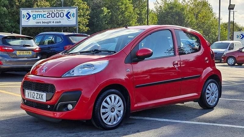 Red Used 2012 Peugeot 107 Active Hatchback | £5,495 (Fair price) - Image 1/3