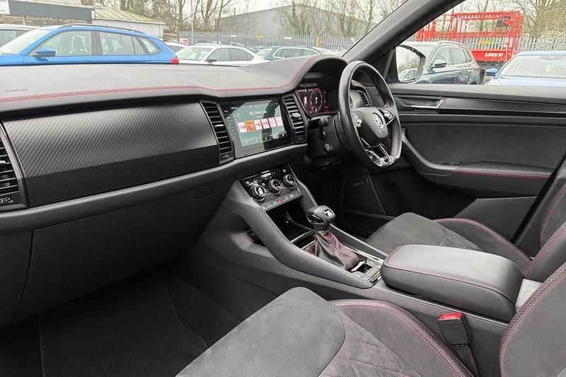 Used Skoda Kodiaq vRS 241 HP (177 kW) 2024 Blue SUV