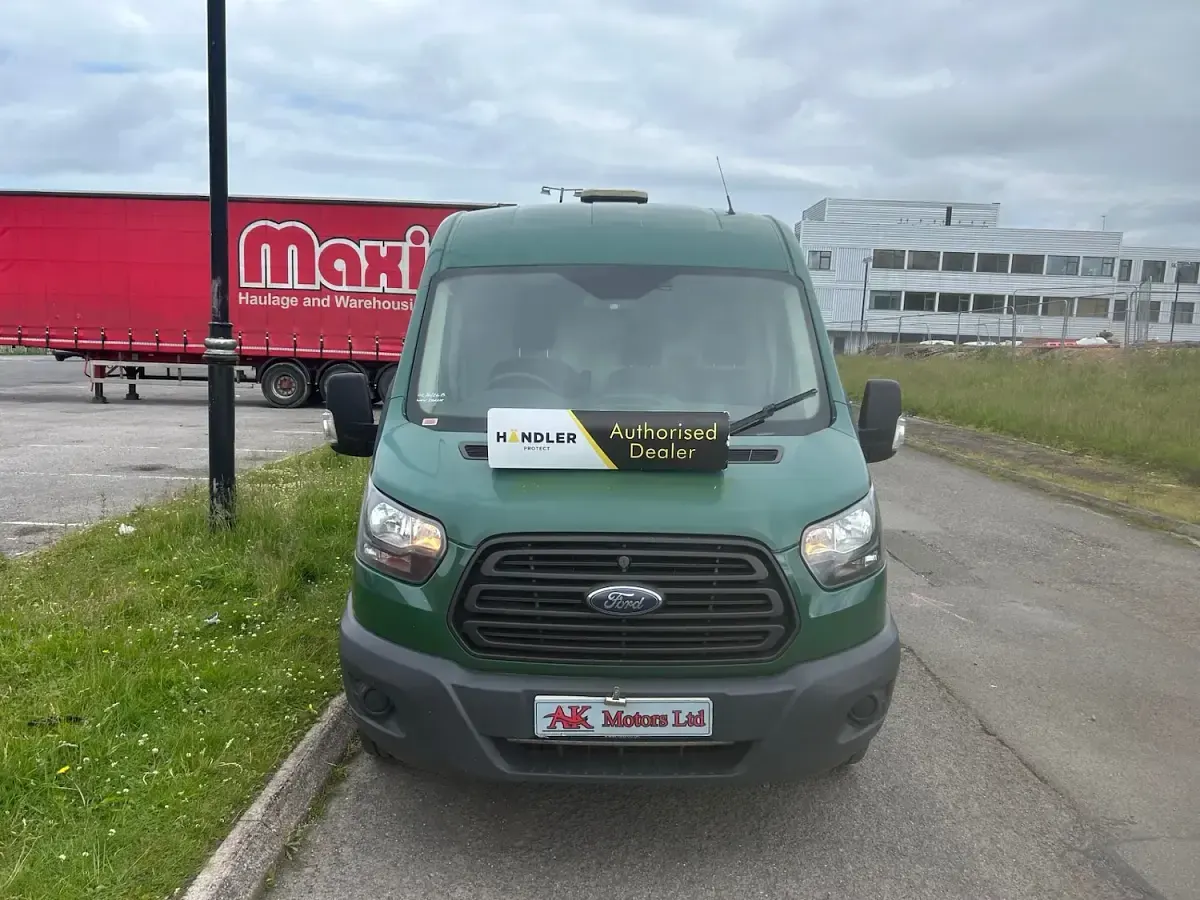 Used Ford Transit 130 HP (95 kW) 2017 Green Van