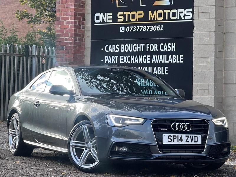 Grey Used 2014 Audi A5 S-Line Coupe | £5,995 (Super price) - Image 1/4