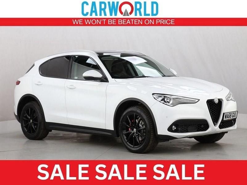 White Used 2018 Alfa Romeo Stelvio Edizione Speciale SUV | £16,700 (Good price) - Image 1/3
