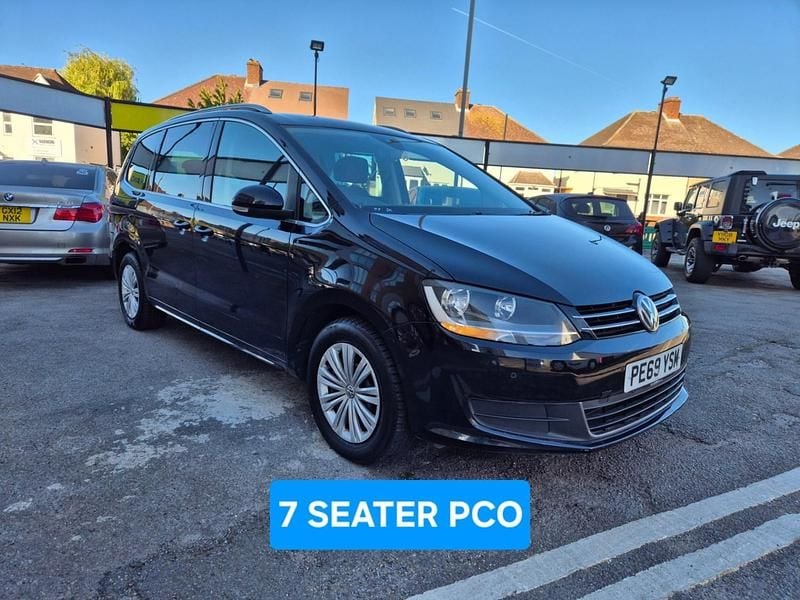 Used VW Sharan SE 150 HP (110 kW) 2019 Black MPV