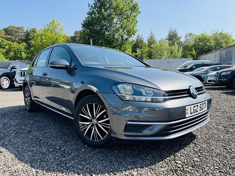 Grey Used 2018 VW Golf VII SE Hatchback | £9,495 (Fair price) - Image 1/4