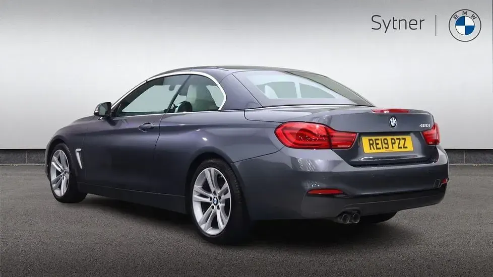 Used BMW 420 Cabriolet Sport Line 181 HP (133 kW) 2019 Grey Cabriolet