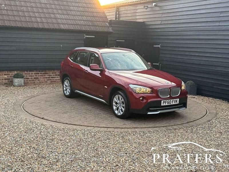 Used BMW X1 Sport Line 204 HP (150 kW) 2010 Red SUV
