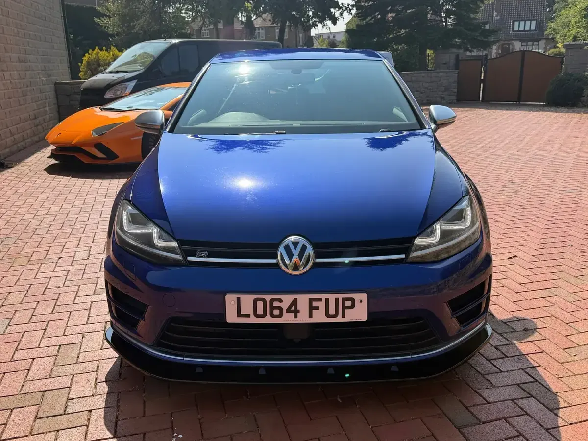 Used VW Golf VII R 2014 Blue Hatchback