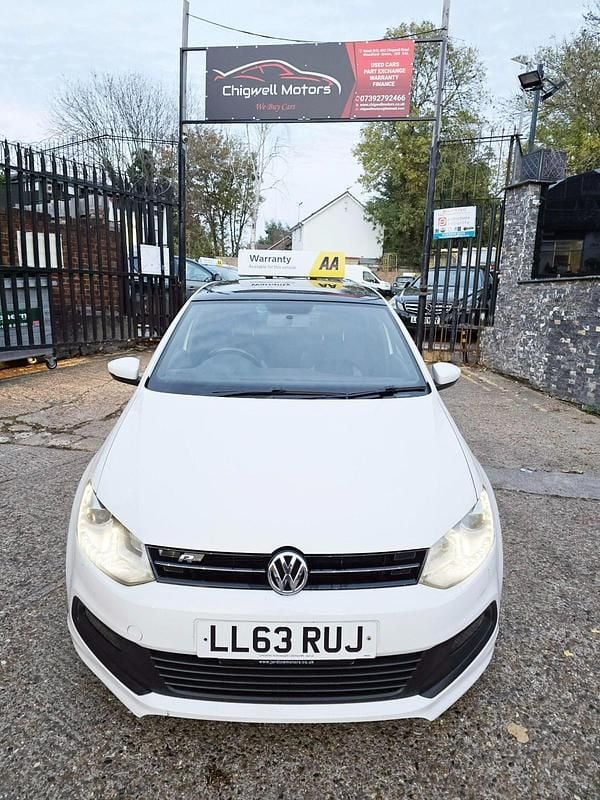 White Used 2013 VW Polo R-line Hatchback | £7,195 (A bit pricey) - Image 1/4