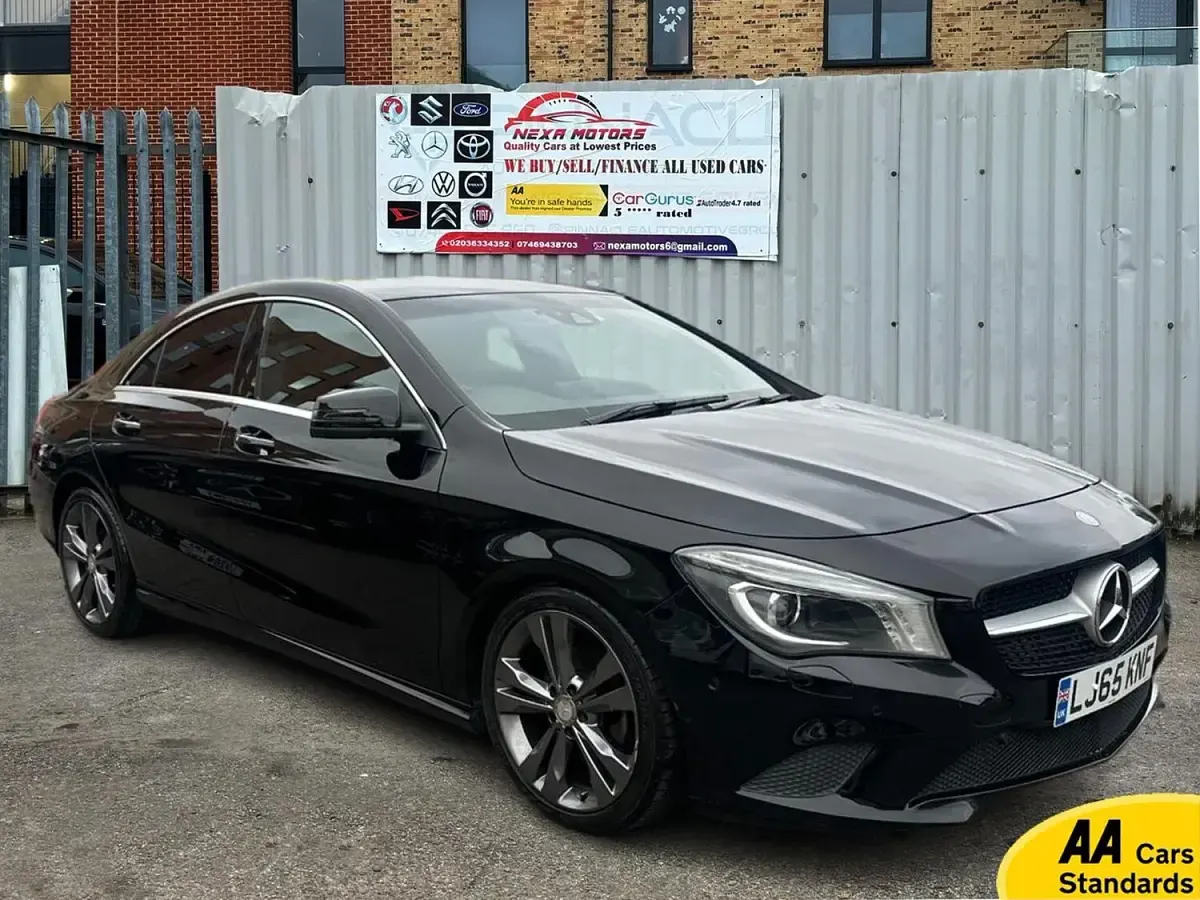 Used Mercedes CLA180 122 HP (89 kW) 2015 Black Sedan