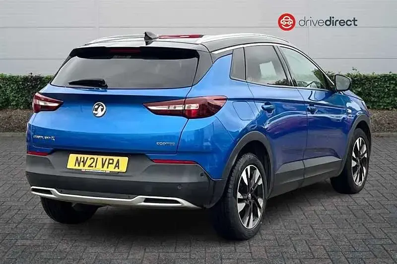 Used Vauxhall Grandland X Edition 130 HP (95 kW) 2021 Blue SUV