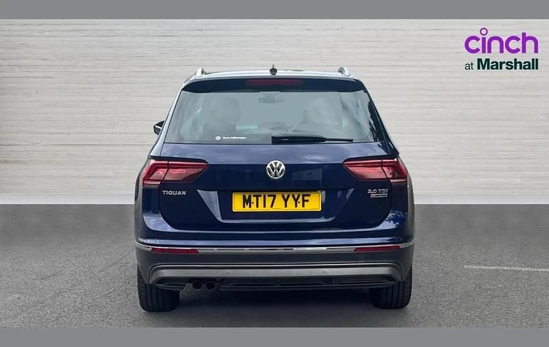 Second-hand VW Tiguan SEL 150 CP (110 kW) 2017 Albastru SUV